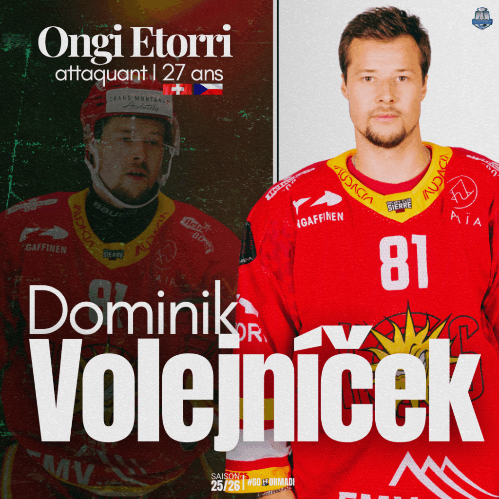Arrivée de Dominik VOLEJNICEK